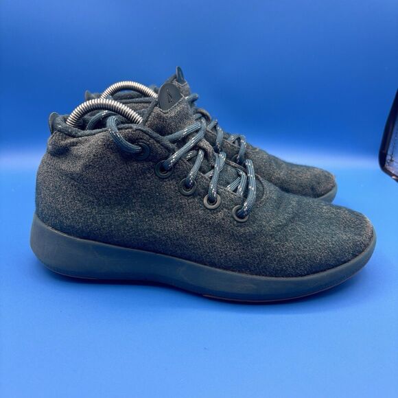 Allbirds Green Mizzle Wool Runner Up High Top Sneaker Mens Size 9 - Picture 1 of 9